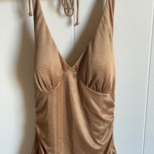 Gold Cocktail Dress